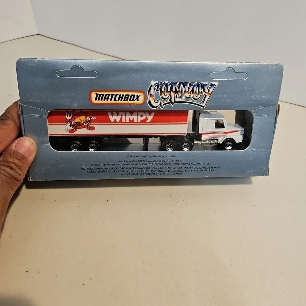 1983 Matchbox Convoy - WIMPY BURGERS SCANIA BOX TRUCK  - # CY16